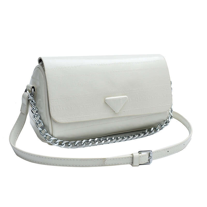 Pillow For Women New High-Quality Textured Chain Crossbody Fashion Versatile Simple Cylinder Bag