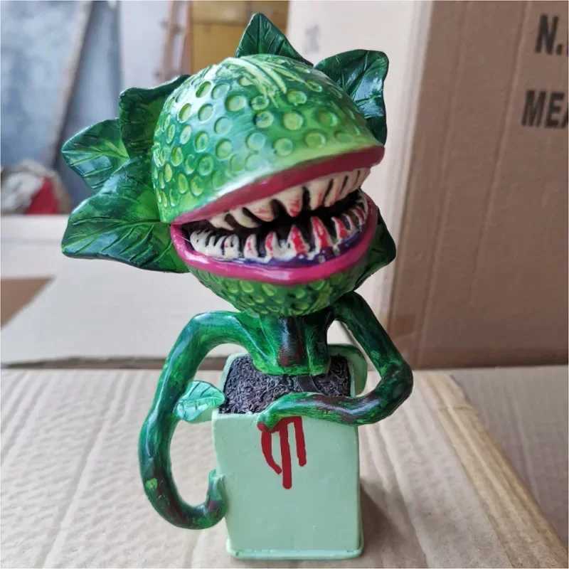 Cannibal Flower Resin Crafts Ornament Decorations Halloween Horror Decor Garden Carnivorous Plant Crafts Home LandscapesT25052726