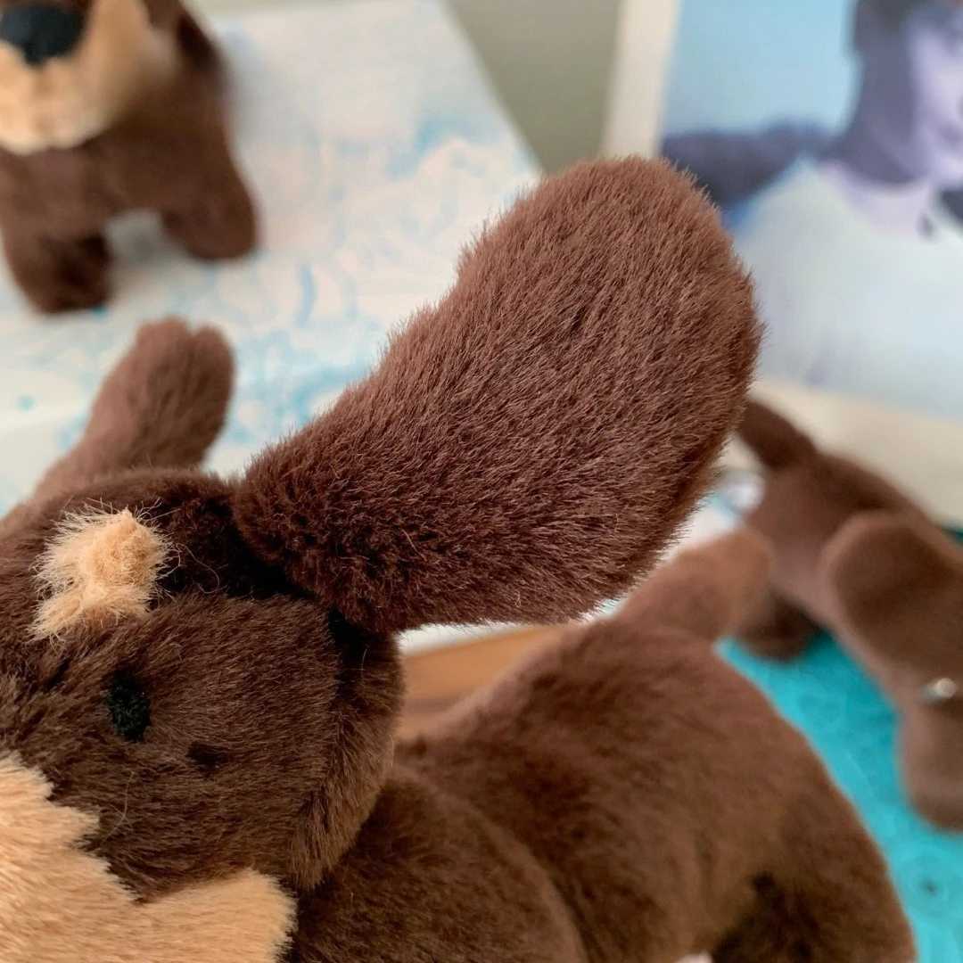 Otto Dachshund Dog Bag Pendant Cute Plush Doll Puppy Pendant Keychain with tags stuffed animal kawaiiXJ250524