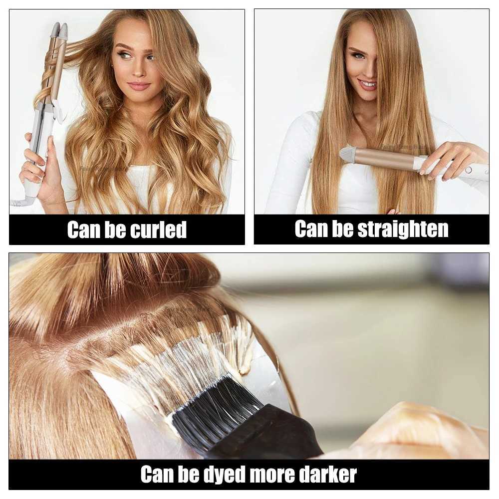 Genius Weft Human Hair Extensions 100g For Women Hair Weaves 100% Real Remy Natural Human Hair Bundles 16-22 Inch Hero Remy Hair S25526