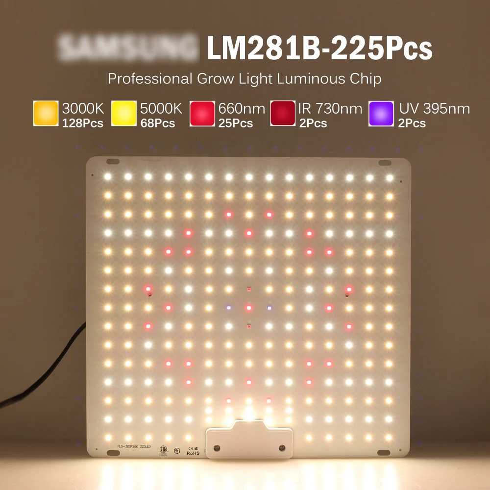 Full spectrum LED growth lamp 65W diode LED daylight quantum growth lamp for greenhouse hydroponic plant growth lightingXJ250526