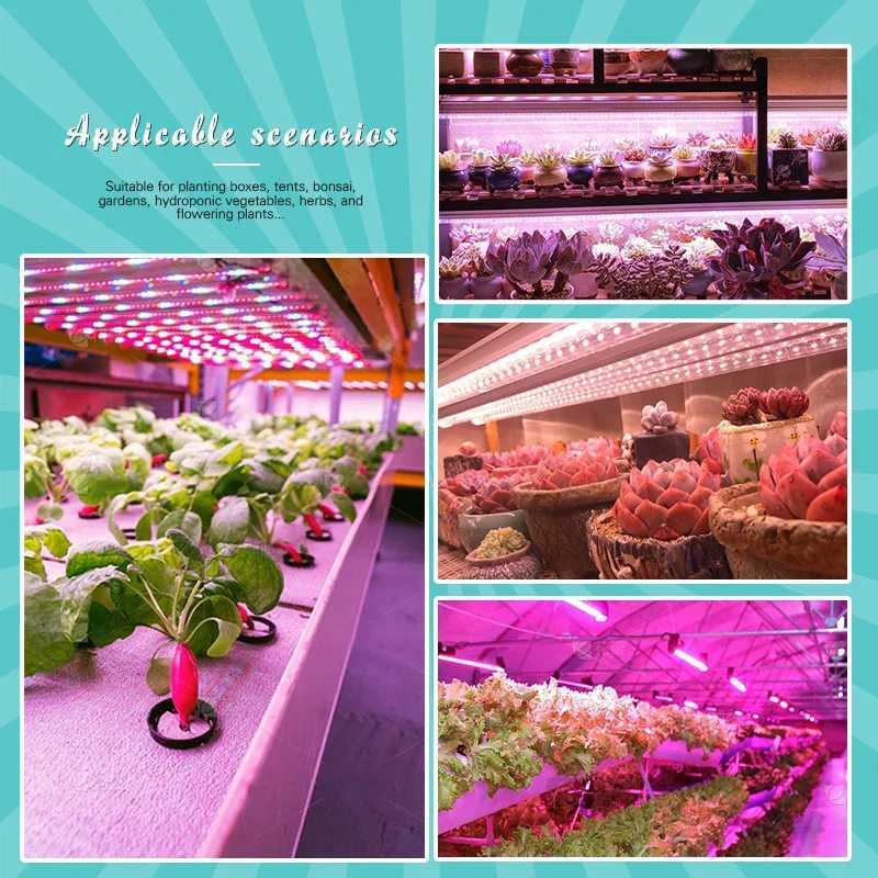 LED Grow Light 30cm Led Bar Light for Plants USB 5V Full Spectrum Phyto Lamp for Seedlings Vegs Flower Greenhouse Growing Lamp XJ250526