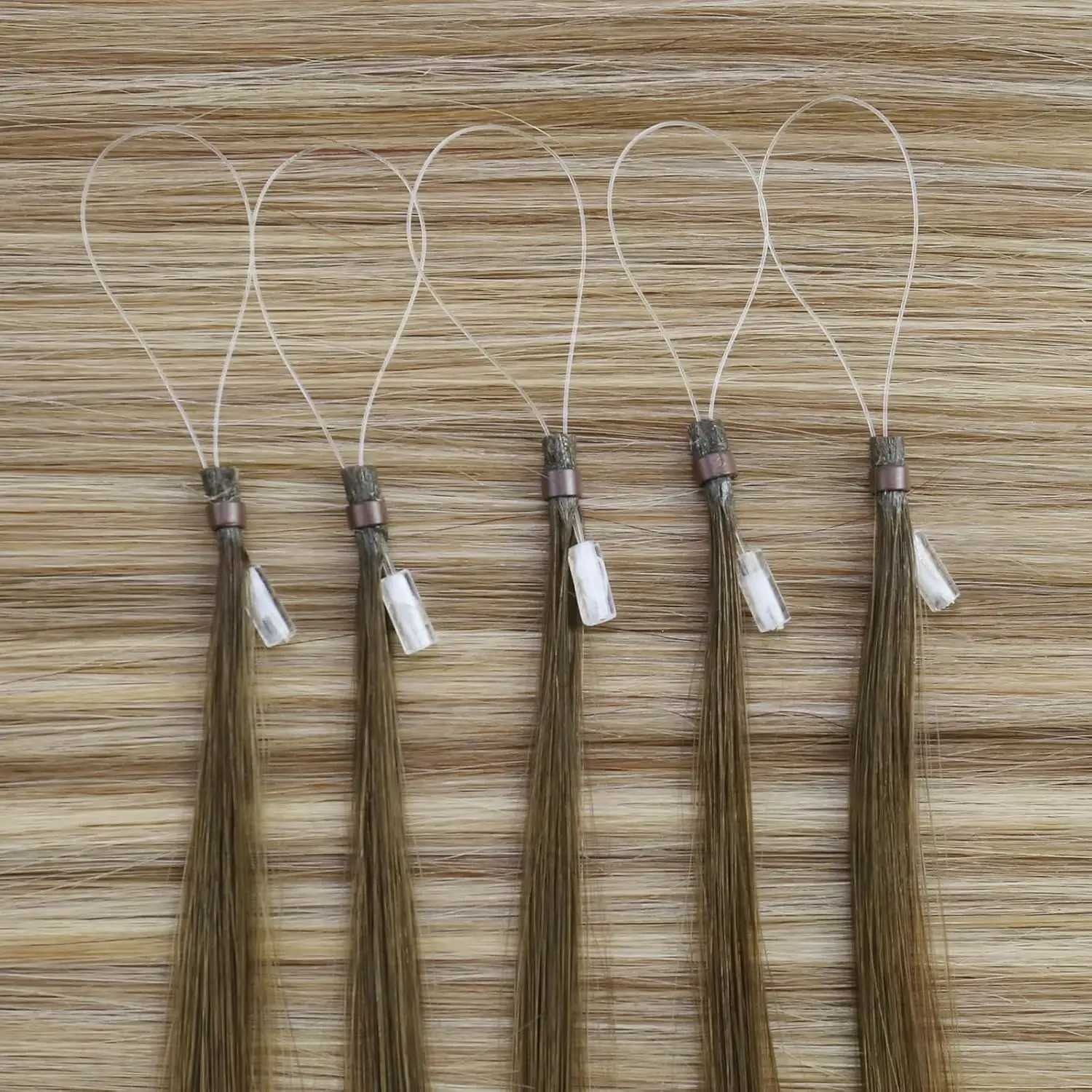 More Micro Link Hair Extensions Human Hair Danger 1G/1S Micro Loop Human Hair Extensions Ombre Microlink Hair Extensions S25526