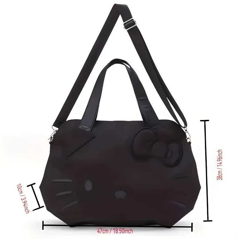 Sanrio 1PC large capacity short trip bag KT business trip luggage bag leisure Tote bag shoulder bag can set trolley bag handbagw250620