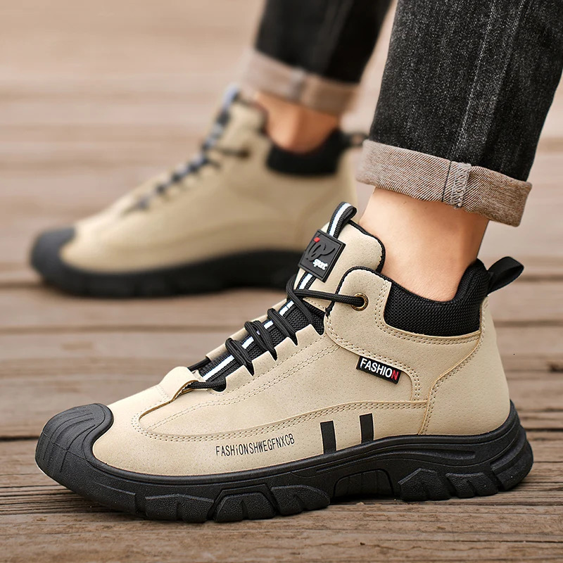 High Quality Causal Shoes for Men Top Leather Sneakers Fashion Male Sports Comfortable Hiking Driving Shoes 250526