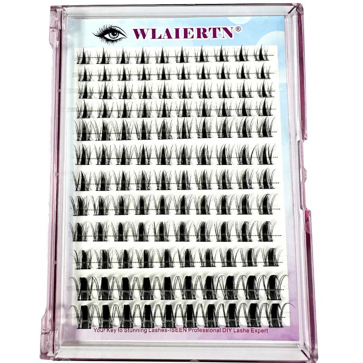 10 rows 8-16mm Individual Eyelashes Wholesale 10-12mm Cluster Lashes Natural Anime False Eyelashes Extension Makeup z250526WP0D
