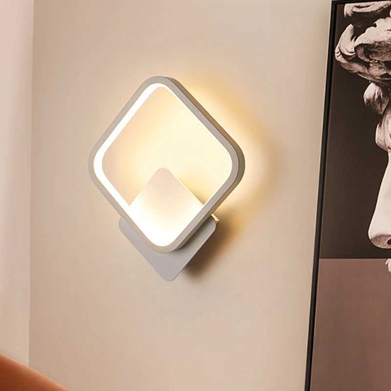Modern LED Wall Lamp Round Light Aluminium Home Decor For Bedside Living Room Hallway Study Starway Wall Sconce Lighting FixtureXJ250526