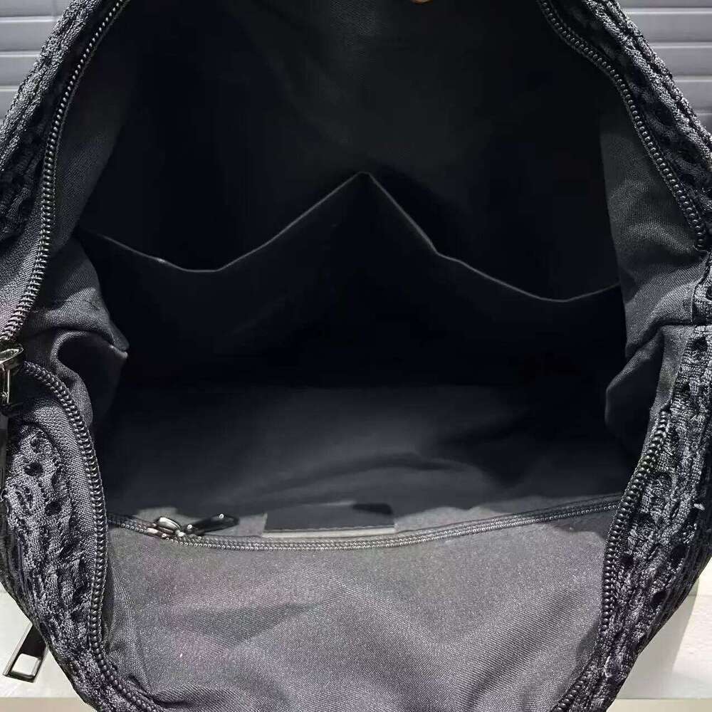 Women's Bags Designer Ladies' Fashionable Ed Mesh Shoulder Bag With Large Capacity Retro Oversized Women's Wallet And Handbag