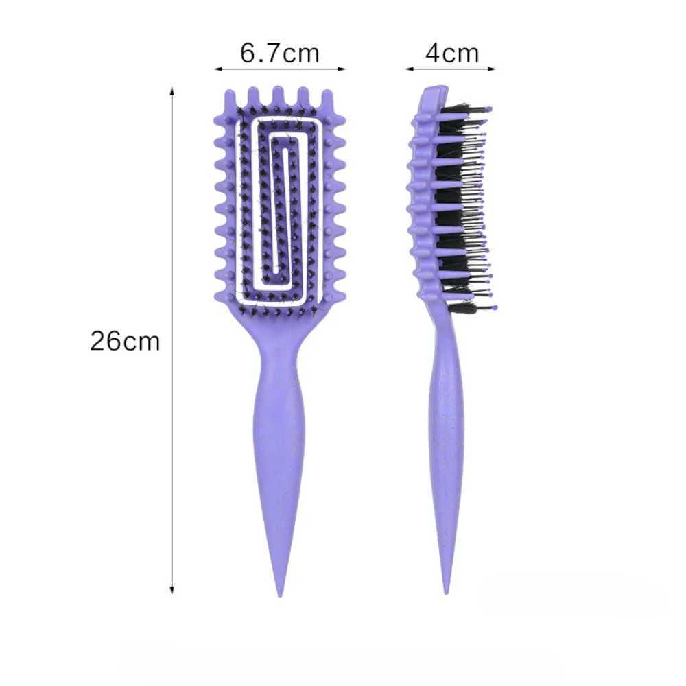 Hollow Detangling Hair Brush Women Curl Define Styling Brush Tangled Wet Curly Hair Comb Scalp Massage Brushes Styling Tools R250526