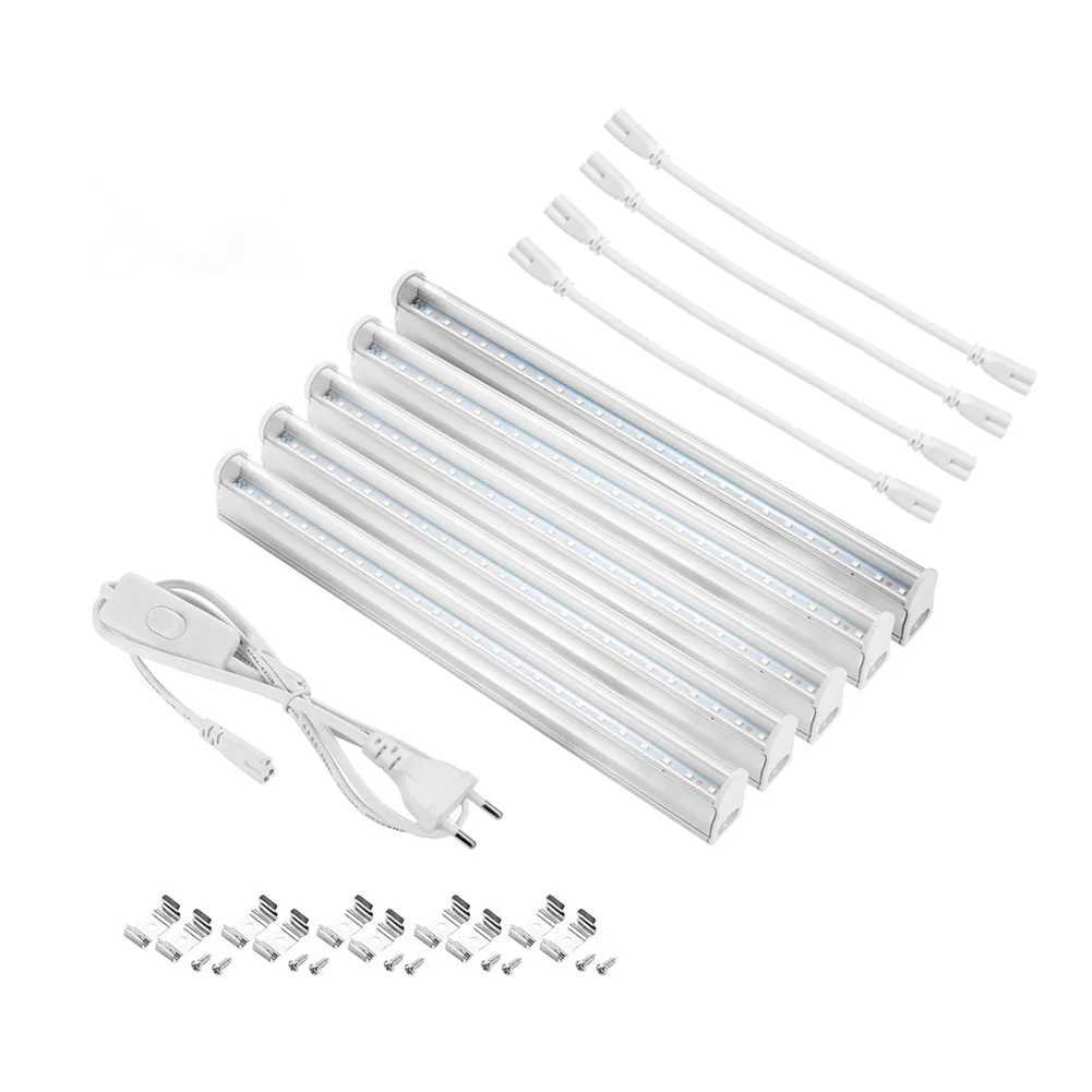 1-5pcs LED Grow Light Bar 6W 30CM Full Spectrum Phyto Lamp AC220V 110V for Indoor Plant Growth Flower Hydroponics SystemXJ250526