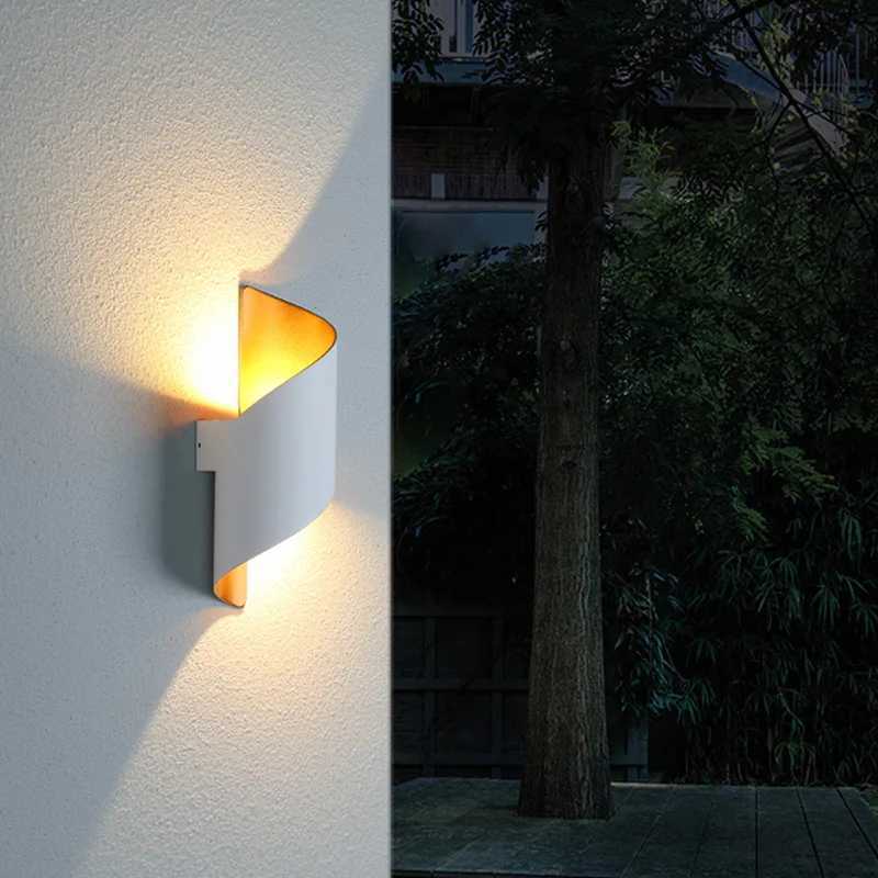 Outdoor Wall Light Aisle Waterproof Outdoor Wall Light Living Room Nordic Modern Simple Terrace Balcony Corridor Courtyard LightXJ250526