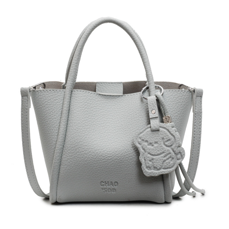 New Korean Style Handheld Basket for Women, Niche Versatile Soft Leather Crossbody Bag, Daily Commuter Simple Shoulder Bag