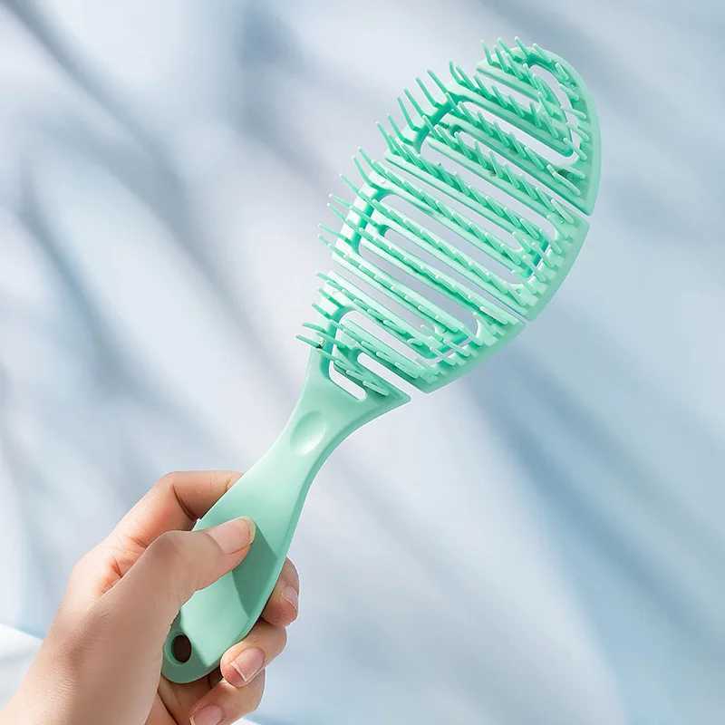 1pcs Wet Brush Comb Tool Barber Hair Brush Hair Styling Tools Anti Tangle Anti-static Head Massage Hairbrush Magic Comb R250526