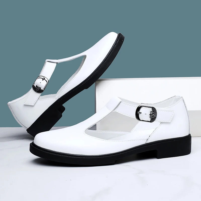 Summer Man Sandals Business Casual Shoes Men Wading Aqua Shoe Classic Leather Outdoor Beach Flats Simple Roman Sneakers 250523BJ - view 6