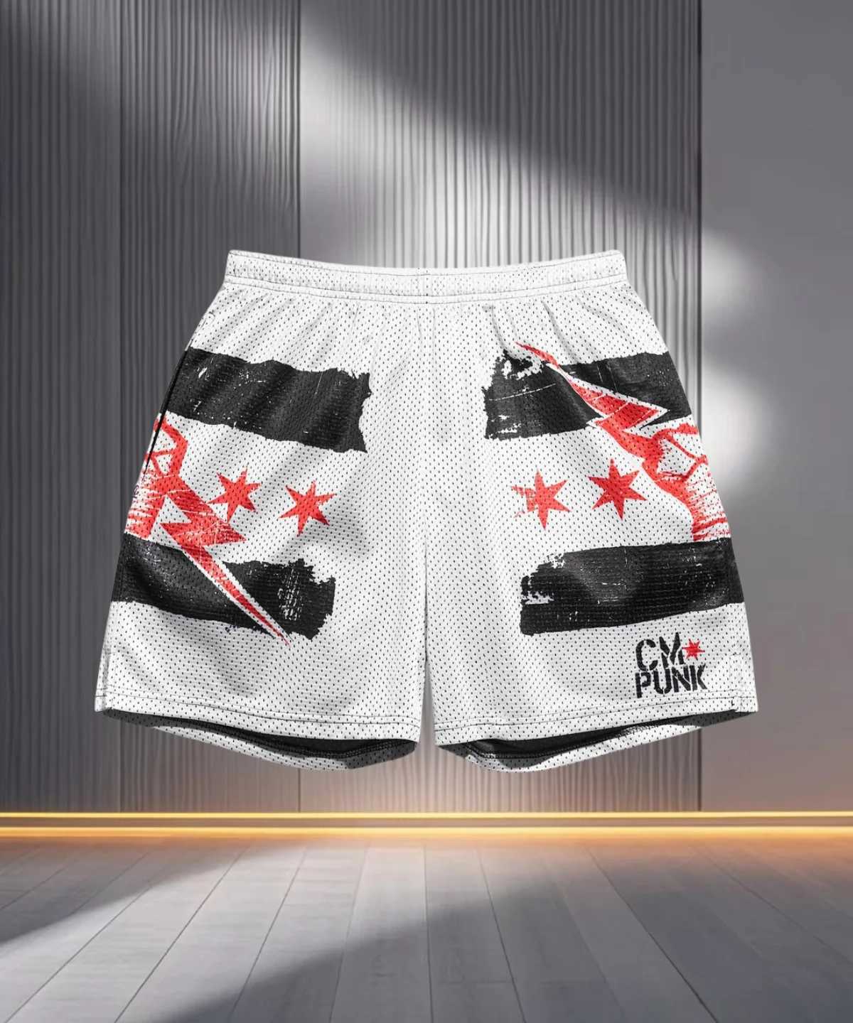 Fighting Training Sports Casual Shorts CM Punk Star Shorts Men Women Oversized Shorts Breathable Fast Dry 3D Printed ShortsT250526
