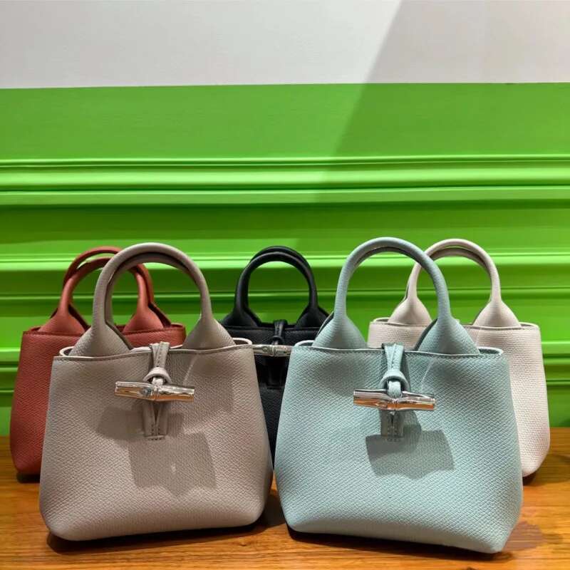 Niche Bamboo Simple Joker Commuter Slung Tote Shoulder Handbag Bag