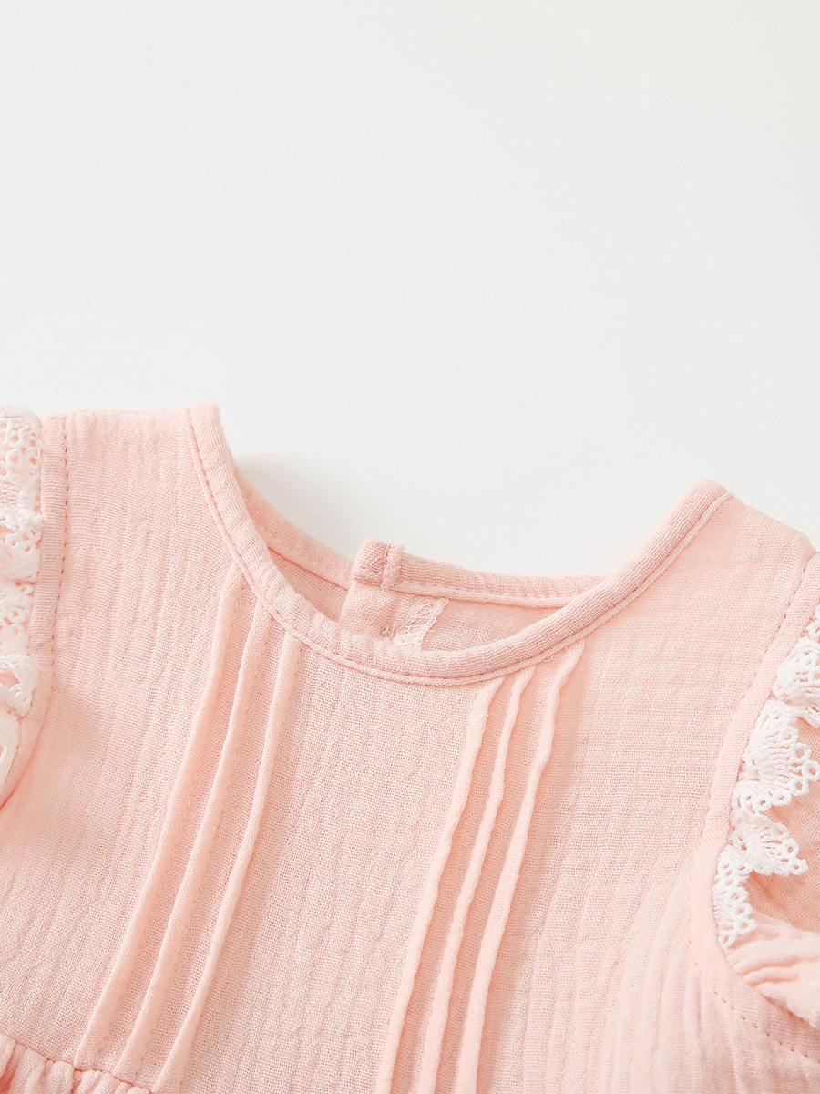 Cotton Bodysuit for Infants Cute Custom Baby Clothes Soft Knitted Romper Snap Button Closure for Summer New 18 Months ODM