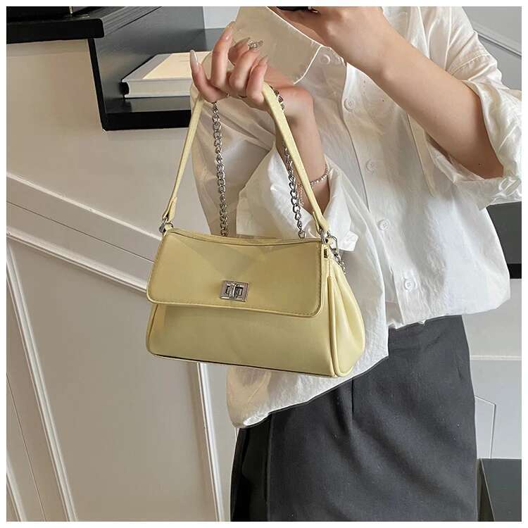 Classic Minimalist Leather Crossbody Bag Solid Color Casual Tote For Women Trendy Large Capacity Messenger