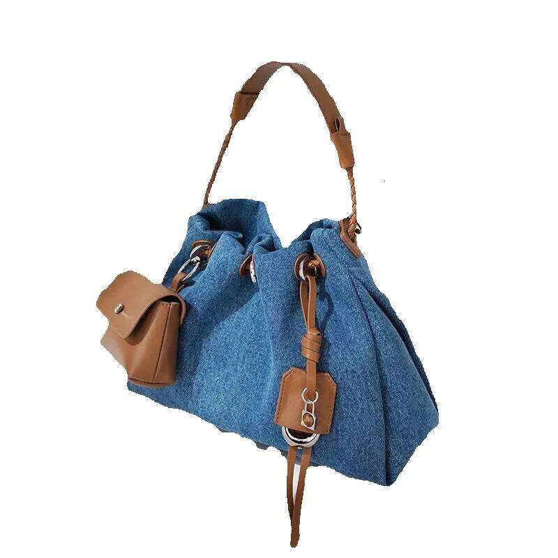 Designer Luxury Designer Luxury Fashion Women's Denim Handbag Minimalist Crossbody Messenger Lady Pouch Design Tote Shoulder Bag Spring Summer 20