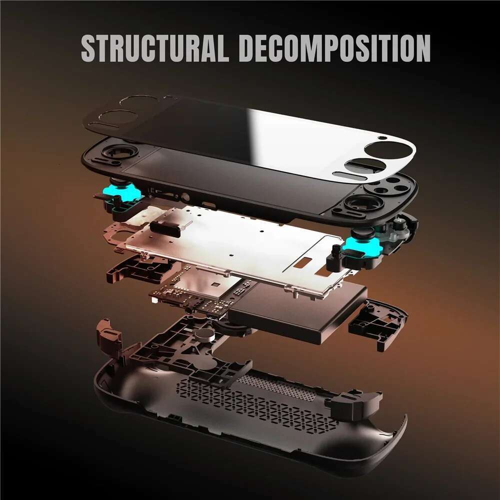Retroid Pocket 5 Handheld Console Sd865 5.5 Inch Oled HD Screen Bluetooth 5.1 Android 13 5000Mah Retro Video Game Player