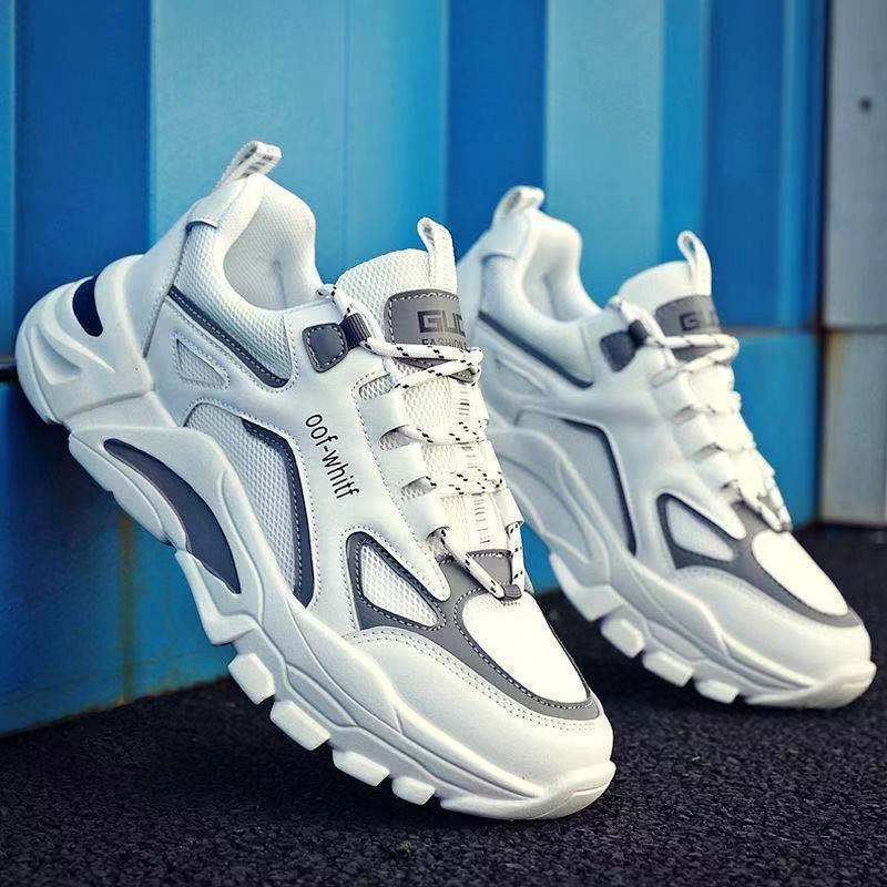 2025 Designer Men's Shoes Summer New Mesh Breathable Men's Sneakers Korean Style Trendy Outdoor Casual Shoes Dad Shoes