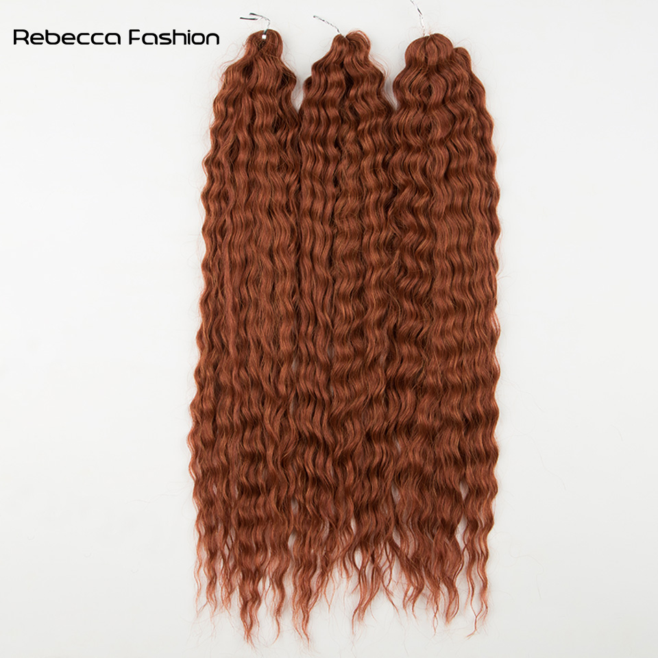 22 Inch Synthetic Hair Extension Luxurious Afircan American Inspired Water-Wave Dreadlock Styling by Kanekalon for Ladies High Temperature Fiber