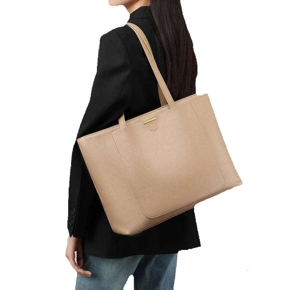 Designer Luxury Designer Luxury Designer Luxury Korean Style Women Shoulder 100% Genuine Leather Large Capacity Tote Bag Commuter Design Women's 