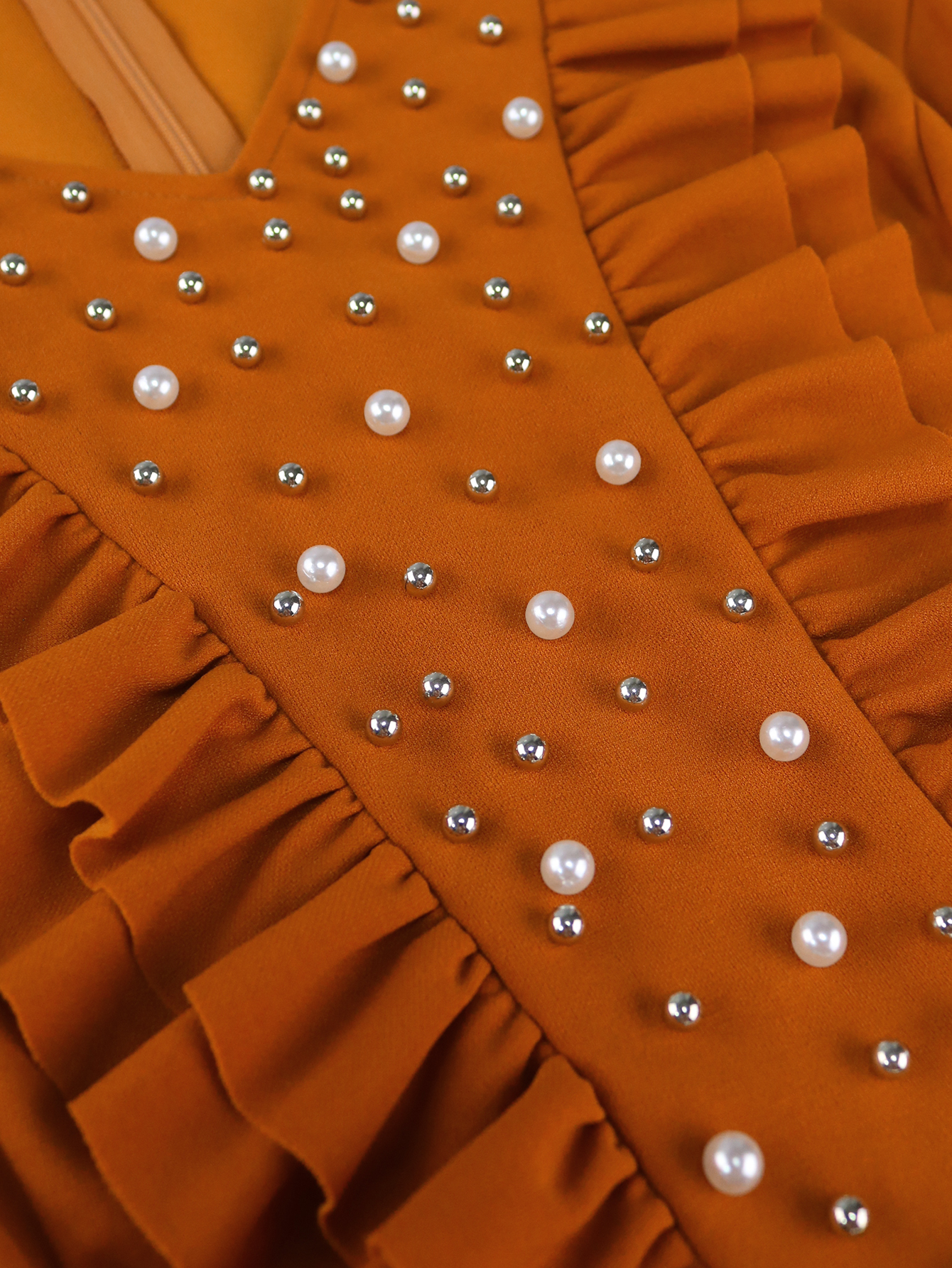 Womens Dress Elegant A-line Luxury Fashion Beading V Neck Long Sleeves MID Length Over Size Party Evening Designer Lady Gowns Summer Fall