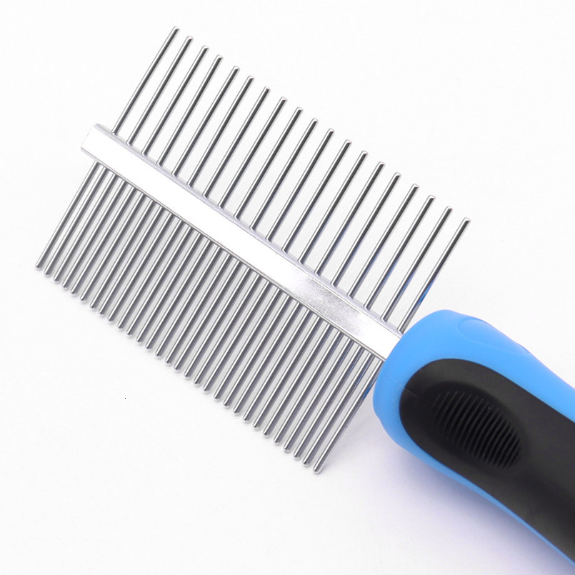 Pet Fine Tooth Rake Dog Hair Magic Grooming Tool Supplies Cat Comb