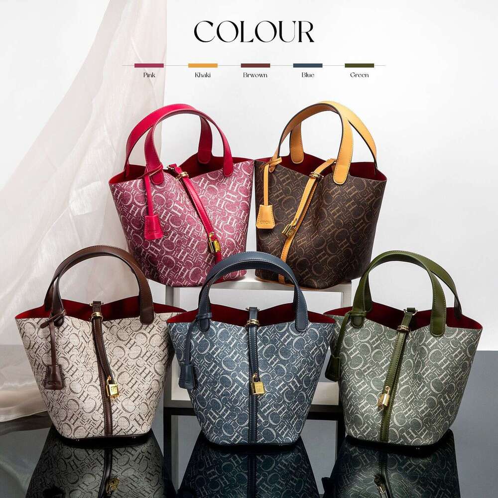 Women's Bags Designer CHCH Niche Brand Basket New Crossbody Women's High-End Luxury Design Handbag Bucket Bag