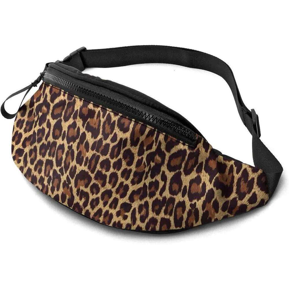 Women's Bags Designer Animal Leopard Waist Pack Men Women Running Belt Bags Hip With Adjustable Strap Bum Bag For Travel Sports