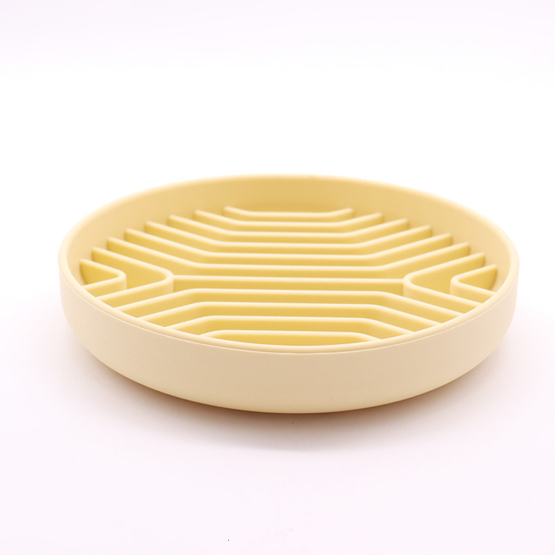 Silicone Pet Slow Feeder Anti-Choke Anti-Spill Food Container Supplies Dog Feeding Bowl