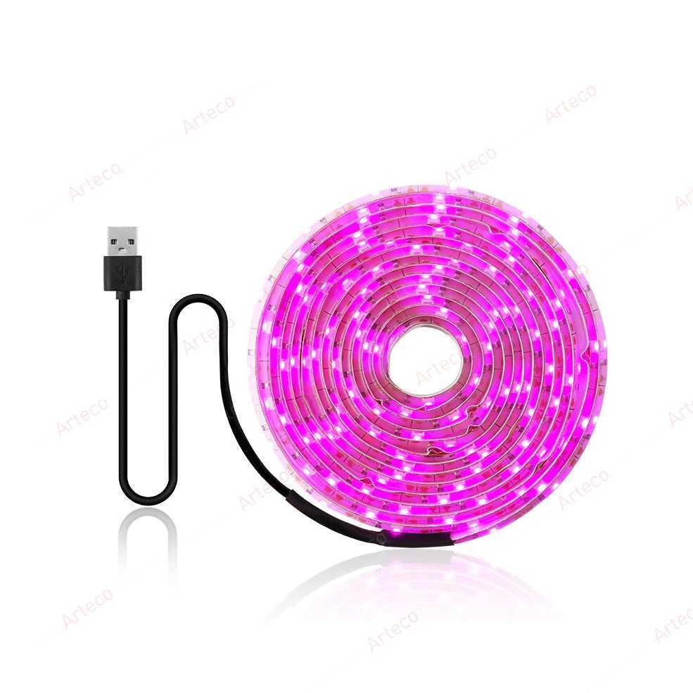 DC 5V USB LED Strip Pink LED Strip Light TV Background Lighting Tape Home Decor Lamp 1- 5m LED String Light USB Powered W250526
