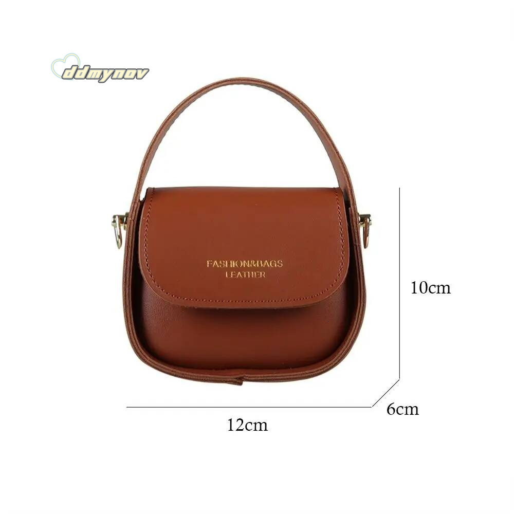 Women Solid Color Small Bag PU Leather Shoulder Messenger Crossbody Bags Fashion Casual Girls Handbags ddmynov
