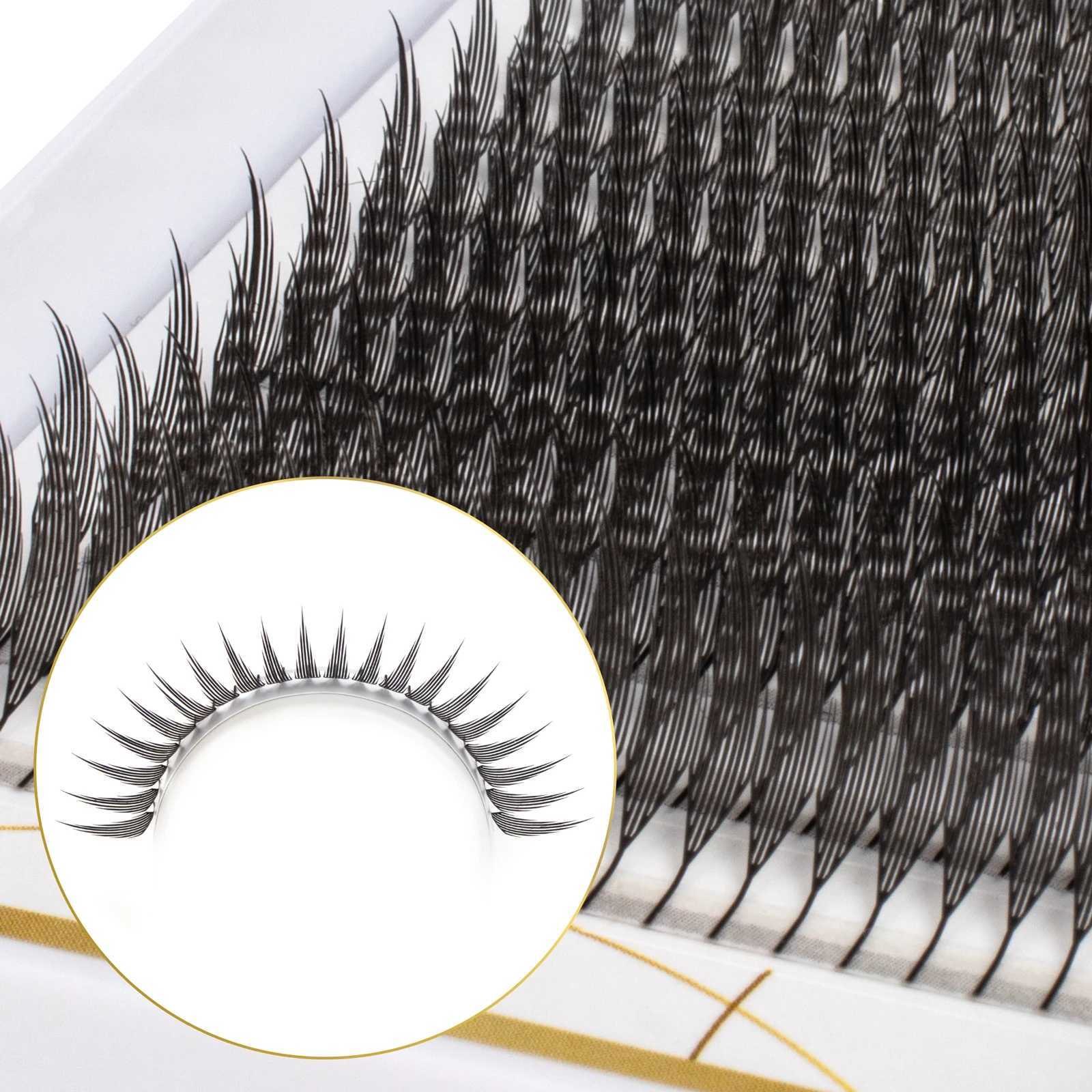 Befer Beauty Anime Lashes 240 Clusters Manga Style Feather Lash Flora Cat Eye Eyelashes 8-15mm C/D Curl Lash Extensions Supplier z250526JVGD