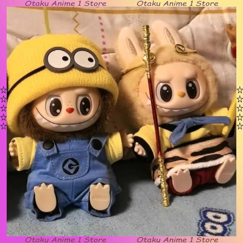 Cartoon Labubu Clothes Cute Minions Wukong DIY Outfit Mini Vinyl Doll Clothing Sets Kawaii Doll Accessories Gifts X250526
