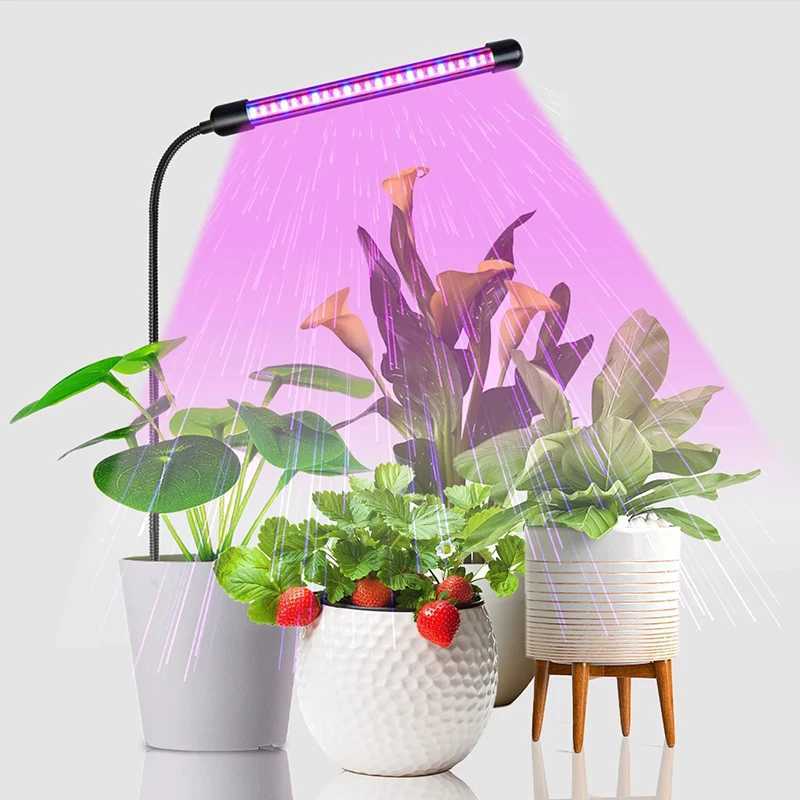 LED USB 5V Grow Lamp Full Spectrum Plant Lights Insertion Type Growth Light Home Indoor Flower Seedling Phyto LampXJ250526