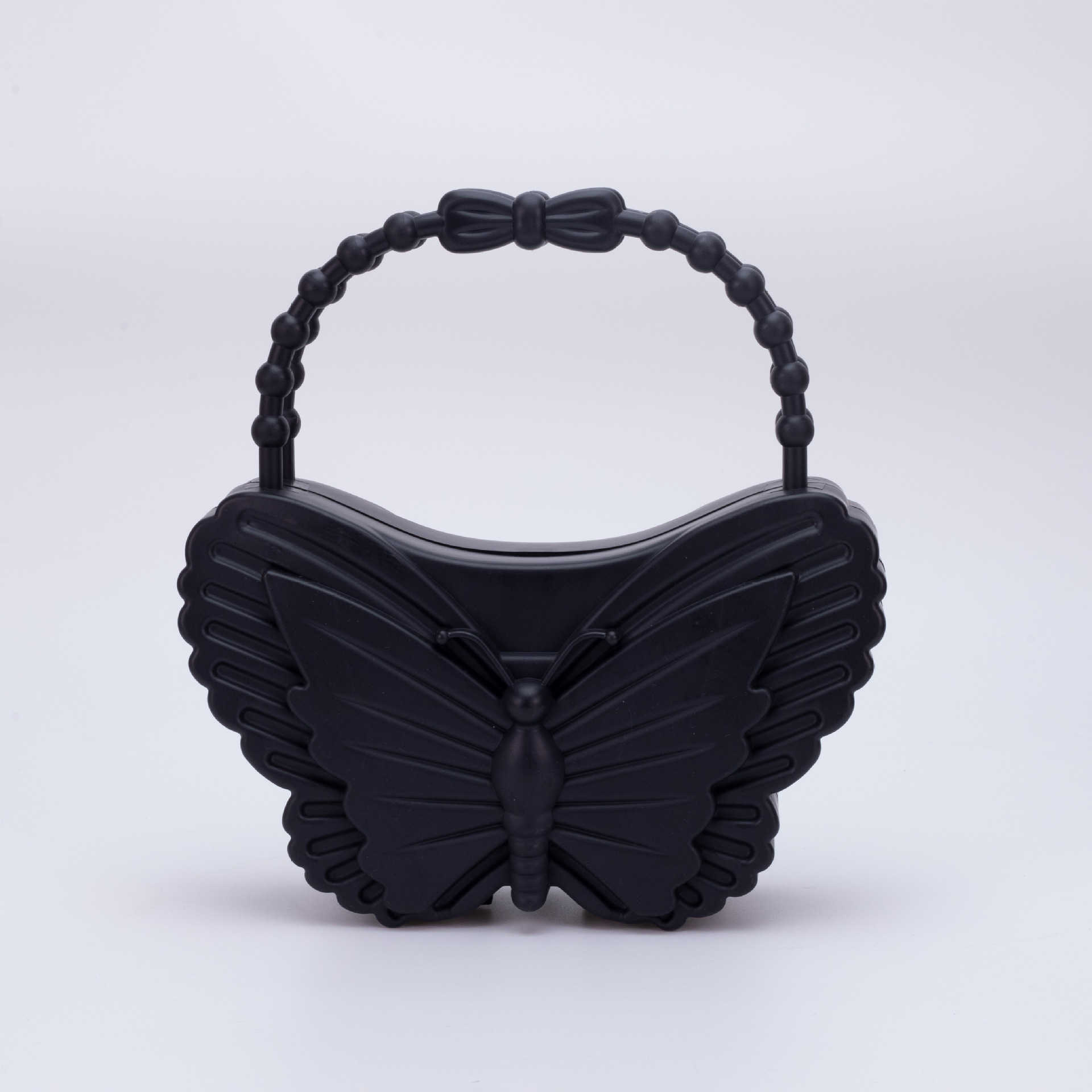 Pvc Butterfly Jelly Bag Fashion and Versatile Banquet Bag Anti Dirty and Easy to Wash Summer Womens Handbag