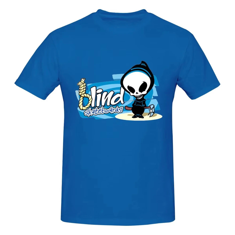 Blind Skateboard World Industry Short-sleeved T-shirt Print Pattern Comfortable T-shirt 2025 Novel Men and Women 250523
