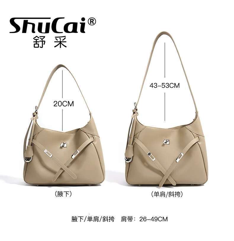 Cowhide Shoulder Crossbody Women s Bag Designer High Quality Simple Ladies Armpit Bags for Woman New bag