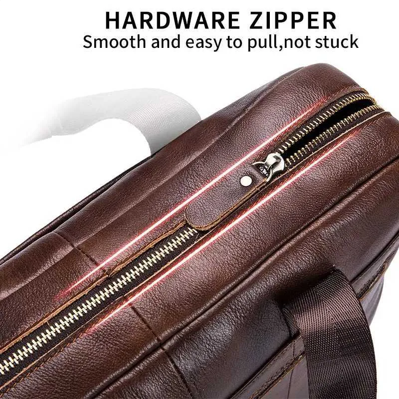 shoulder messenger bag mens 14 inch notebook bag mens business handbag Z250220