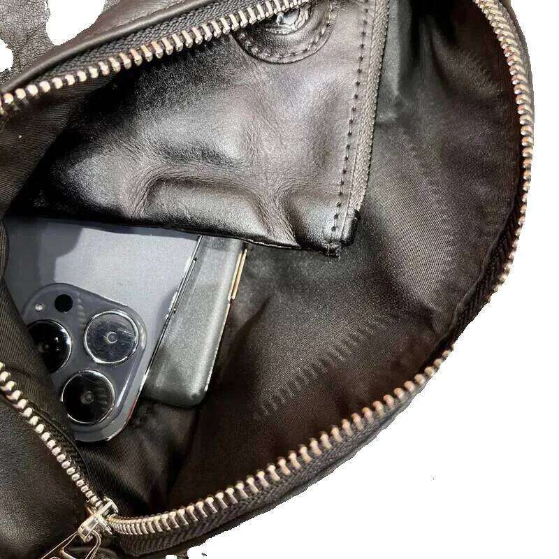 Designer Luxury Designer Luxury Natural Crossbody For Women Real Genuine Leather Shoulder Bag Vintage Solid Color Designer Female Travel Chest Bags