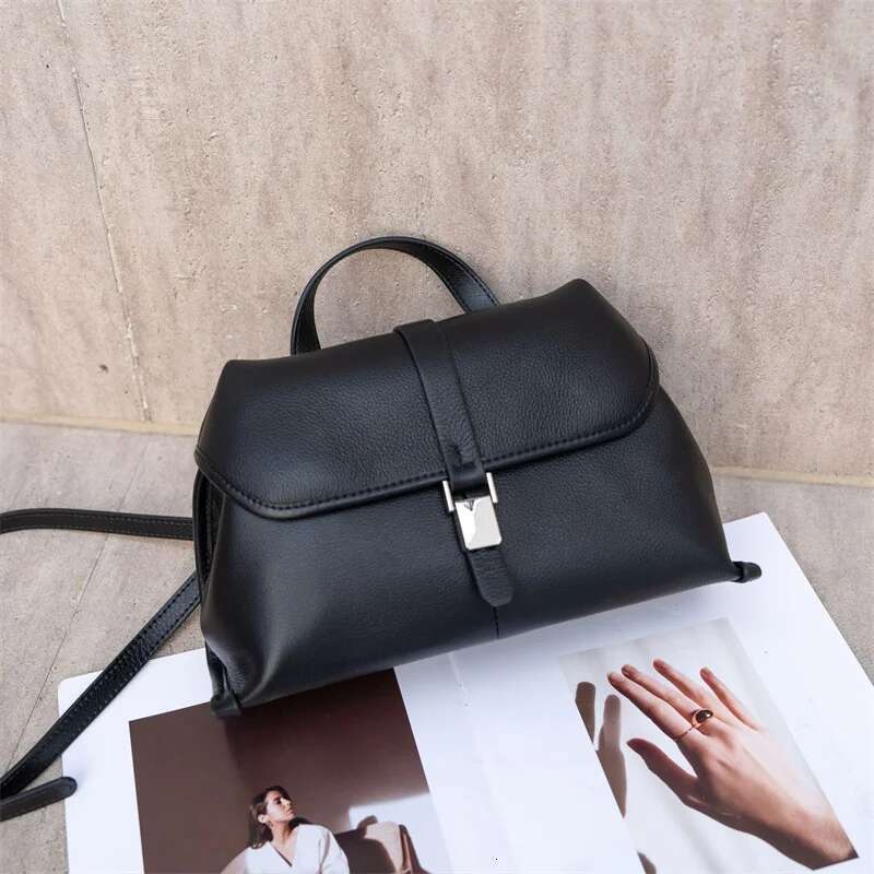 2025 New Real Cow Tote Bag Women Genuine Leather Handbag Solid Pattern Fashion Ladies Cowhide Shoulder Or Sling Bags