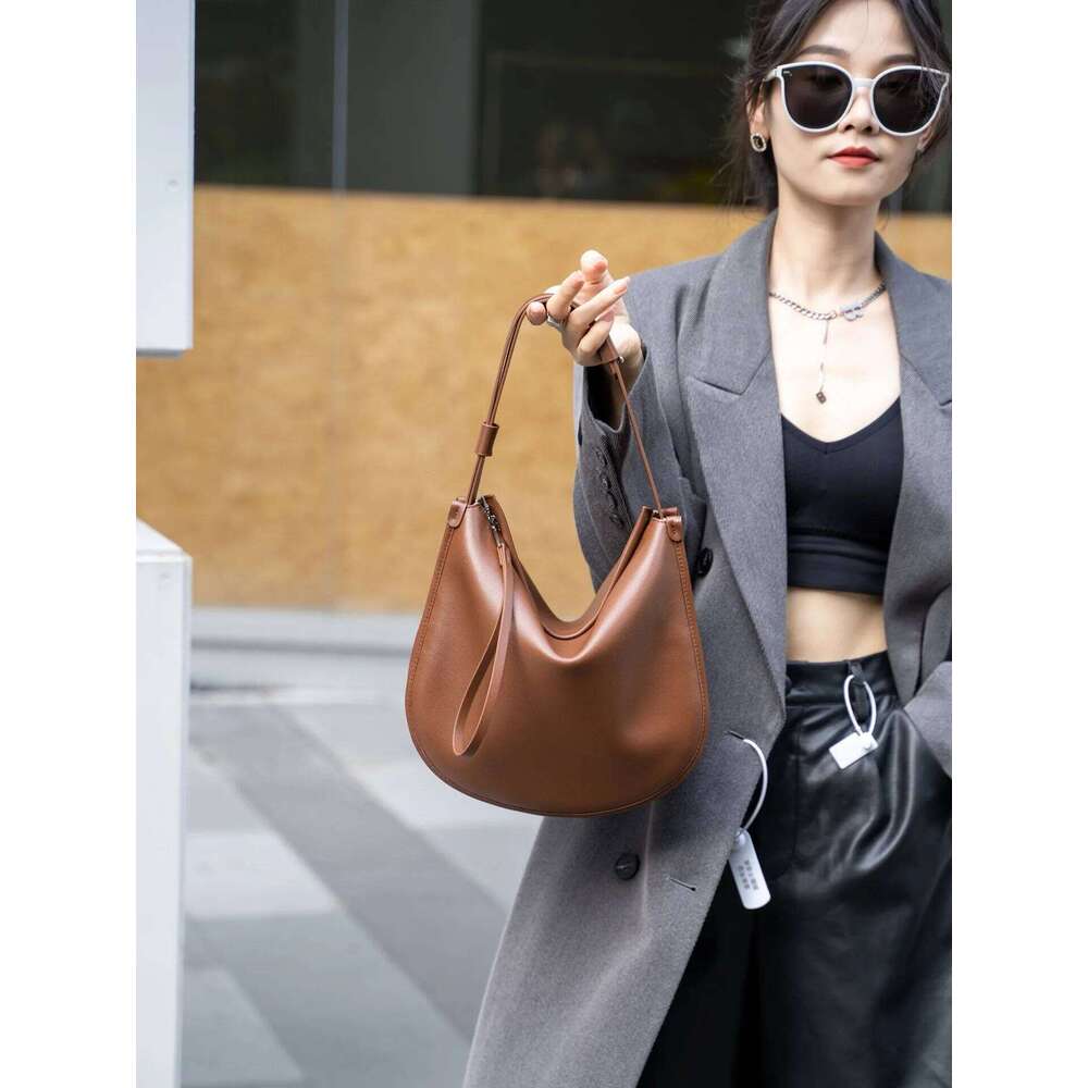 Ladies' Retro Lazy Style Large Capacity Single Shoulder Crossbody Bag