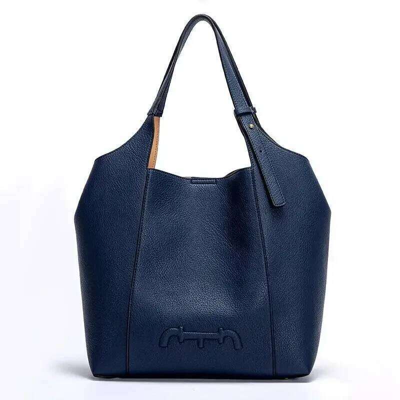 2024 New Handfashion Handbag Simple PU Material Large Capacity Commuter Wallet Classic Style Women's Tote Bag