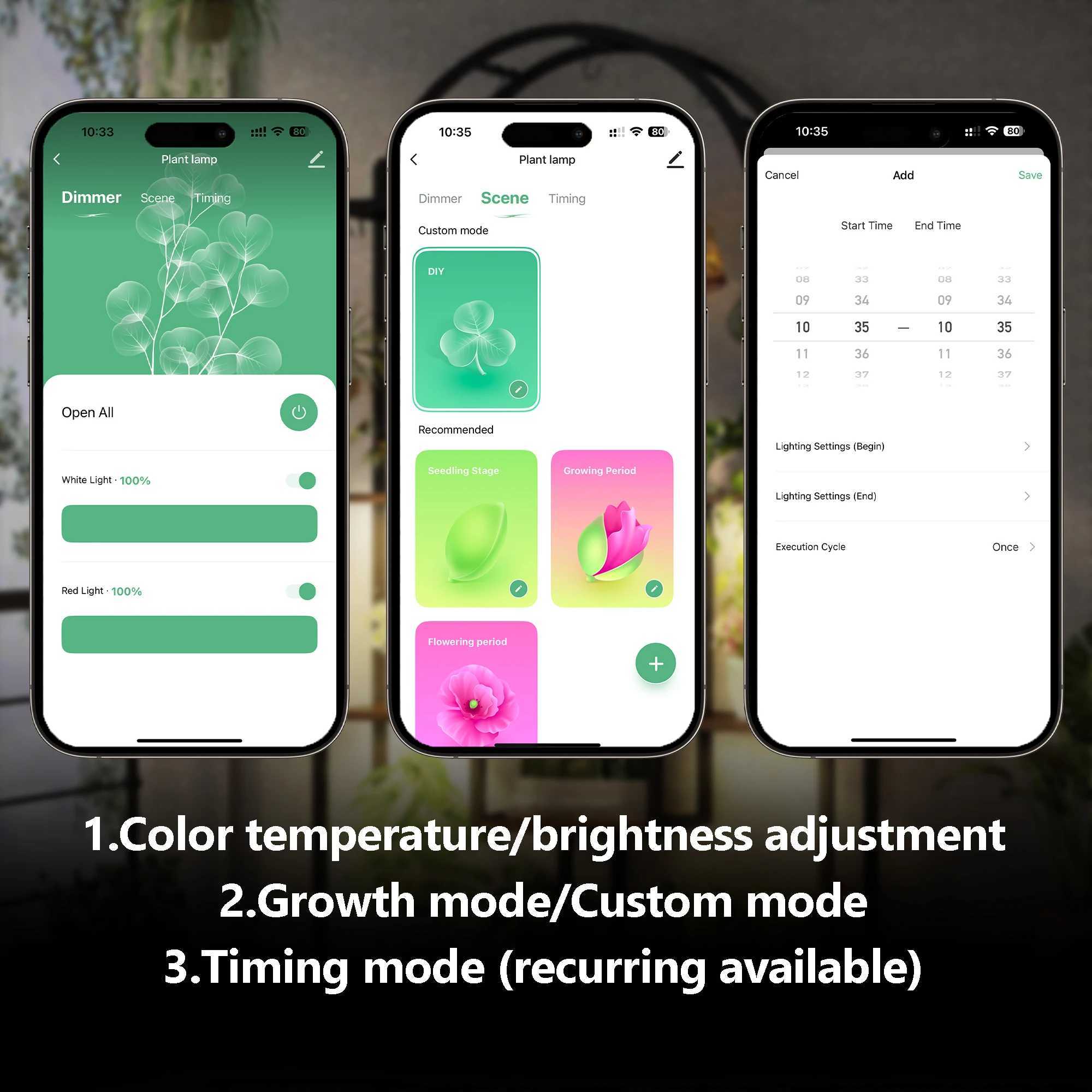 12VTUYA Remote Control Three Color Adjustable Full Spectrum LED Indoor Plant Growth Lamp Can Be Timed DIY Lighting Seed StartXJ250526
