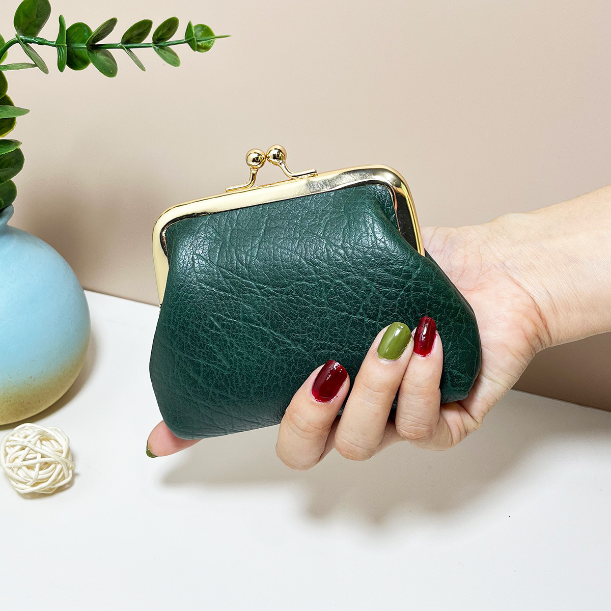 Mini Women s Short Wallet Buckle Candy fashion colored Coin Wallet Designer Fashionable Men s Keybag Fashionable fashion Women s Mini Wallet
