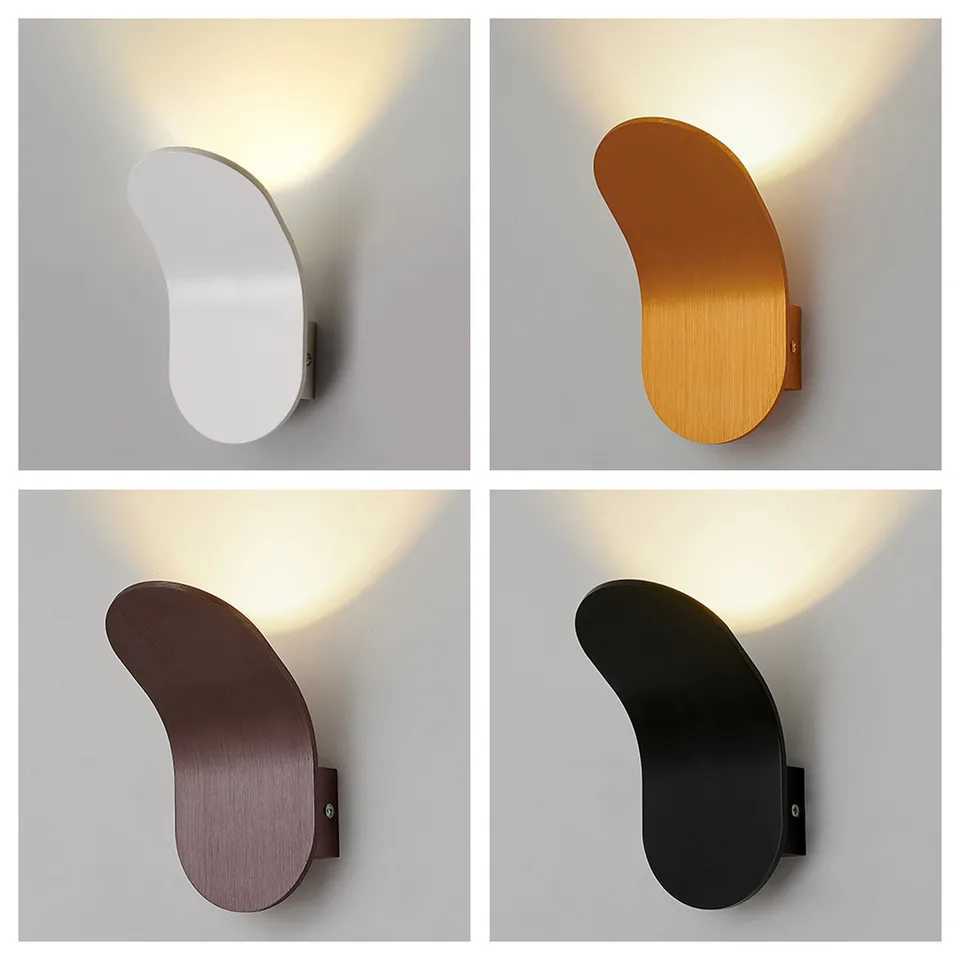 LED Indoor Aluminium Wall Lamp Living Room Decorative Lighting Fixture for Home Loft StaircaseXJ250526