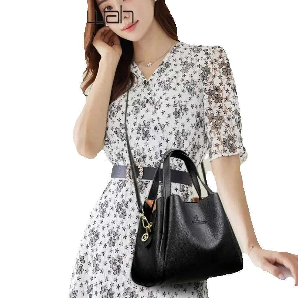 Designer Luxury Designer Luxury VANDERWAH Genuine Brand Soft Leather Top-Handle Bags Female Handbags Women Shoulder Crossbody Totes Messenger Bag 3 La