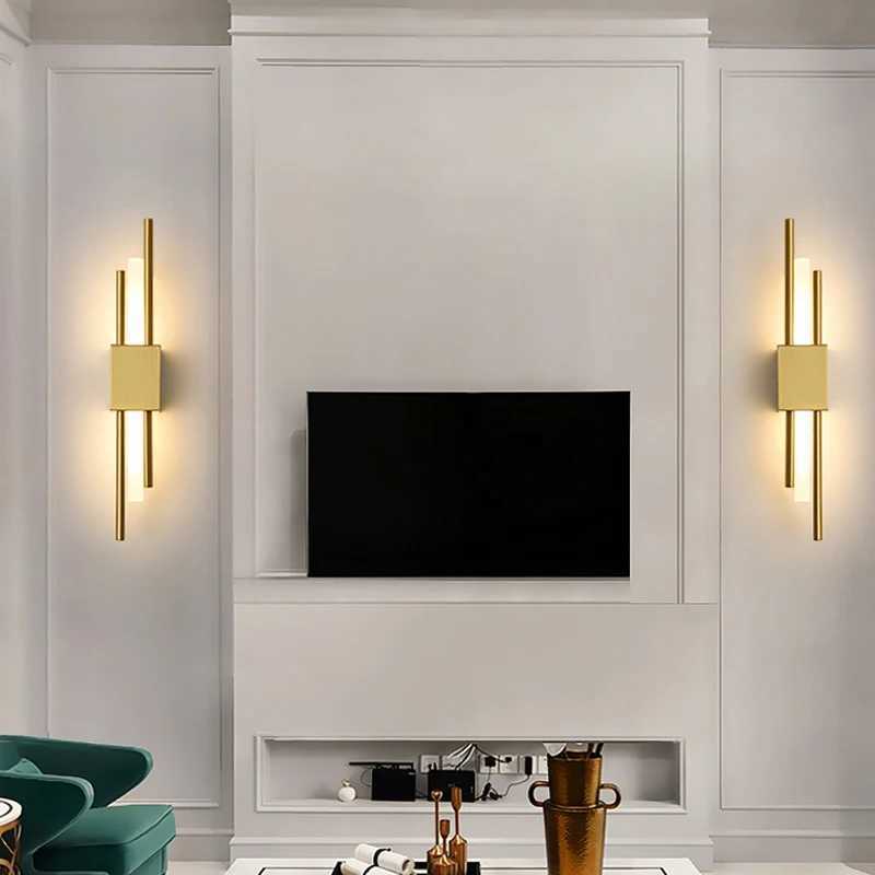 Modern LED Wall Lamp Indoor Lighting Nordic Decoration Wall Lights Living Room Corridor Bedroom Bedside Sconces Bathroom MirrorXJ250526